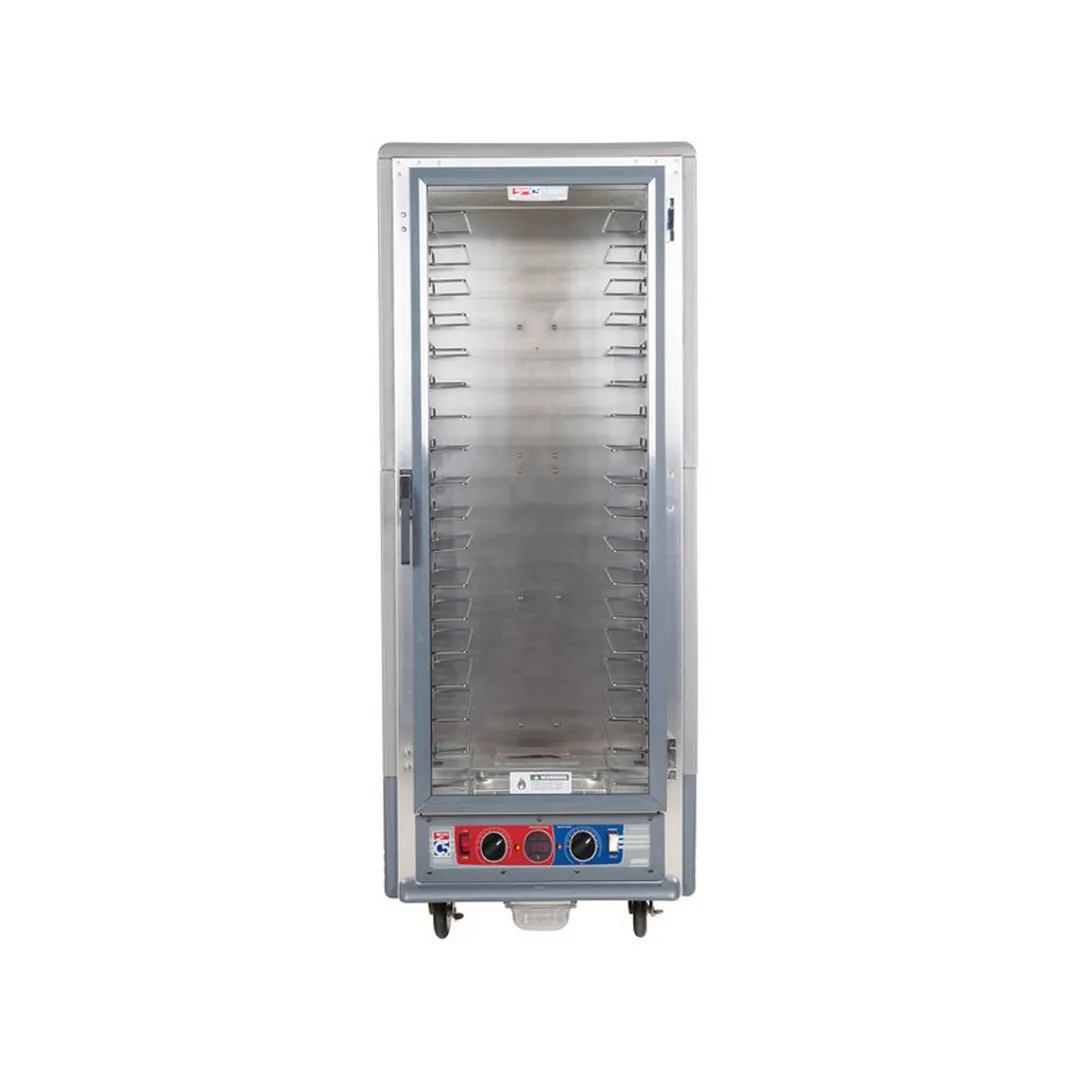 Metro C539-CLFC-U-GY Full Height Heated Holding & Proofing Cabinet w/ Grey Insulation, Lower Wattage
