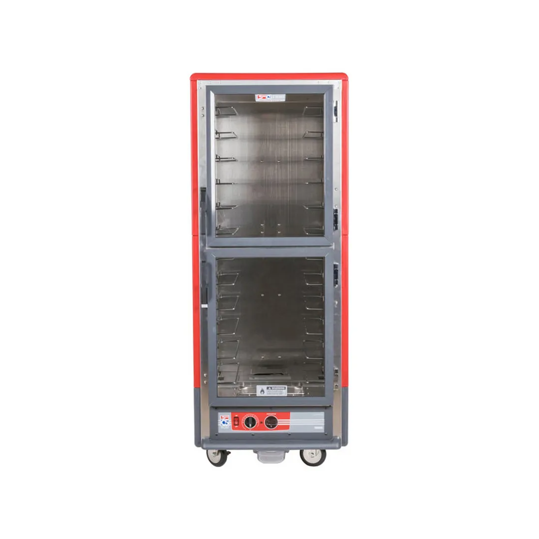 Metro C539-HDC-U "Full Height" 1-Door Clear Heated Holding Cabinet, 18) 18"x26" or (34) 12"x20" Pan Capacity, Aluminum, 120V