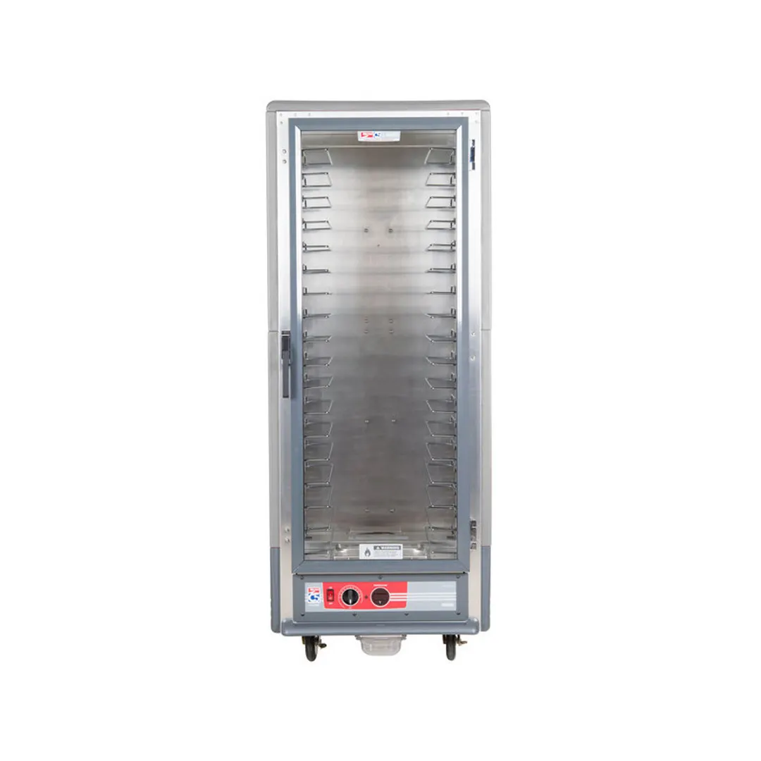 Metro C539-HFC-4-GY C5 3 Series Heated Holding Cabinet– mobinsul door, 67‑72" H, 5" casters, 18×26" (18)/12×20"(34) pans