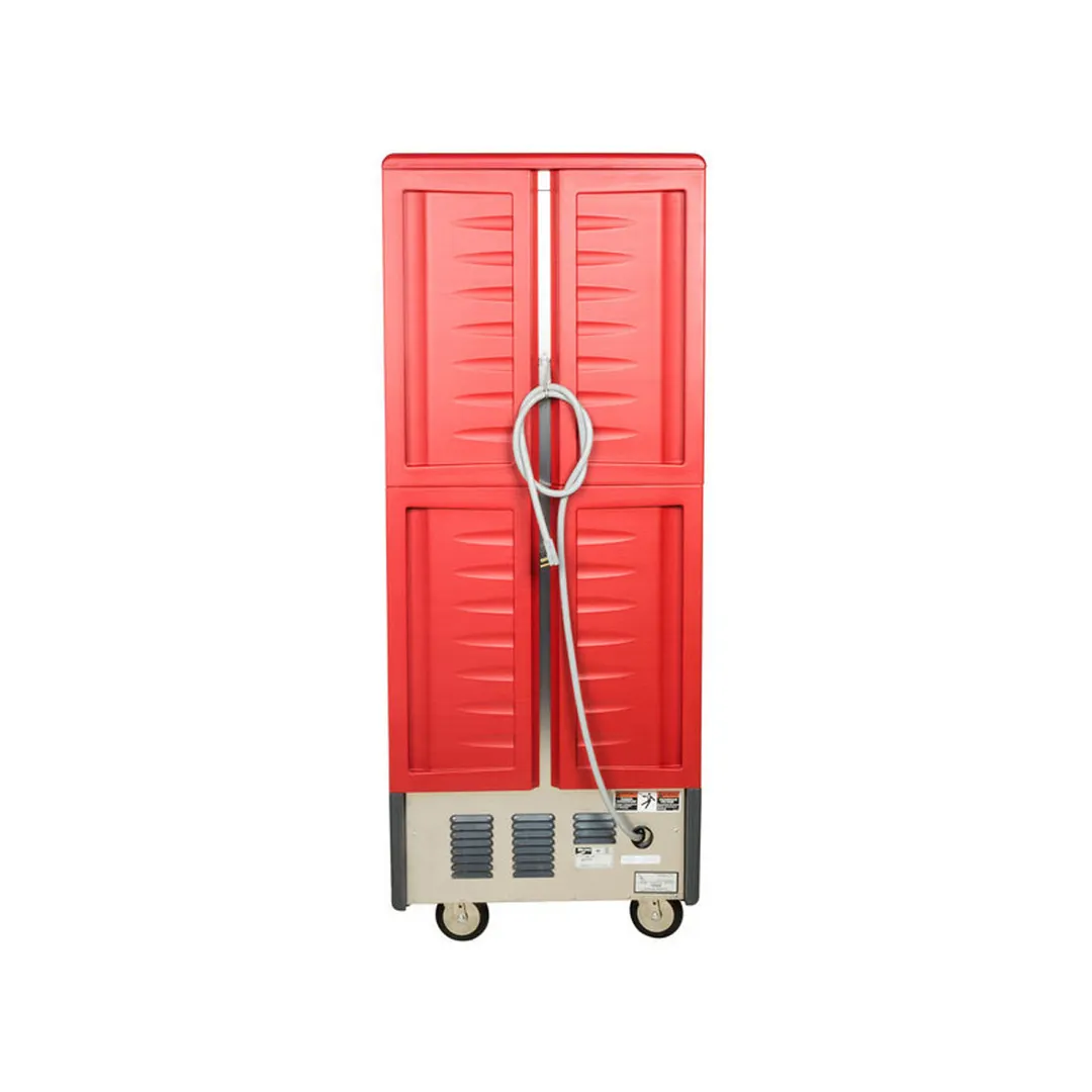 Metro C539-HFC-L "Full Height" 1-Door Clear Heated Holding Cabinet, 35 18"x26" Pan Capacity, Aluminum/Polymer