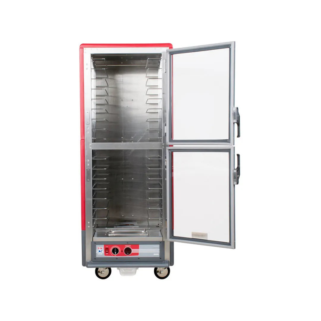 Metro C539-HLDC-4 "Full Height" 1-Door Clear Heated Holding Cabinet, 120V, 1440W, Aluminum