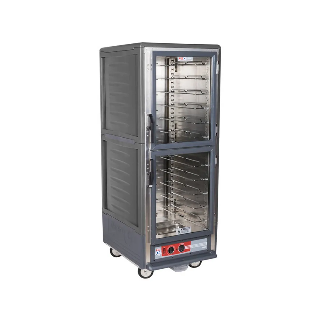 Metro C539-HLDC-U-GY "Full Height" 1-Door Heated Holding Cabinet, Grey, 17-Pan or 32-Pan, 120V, 1440W, 67-72"H