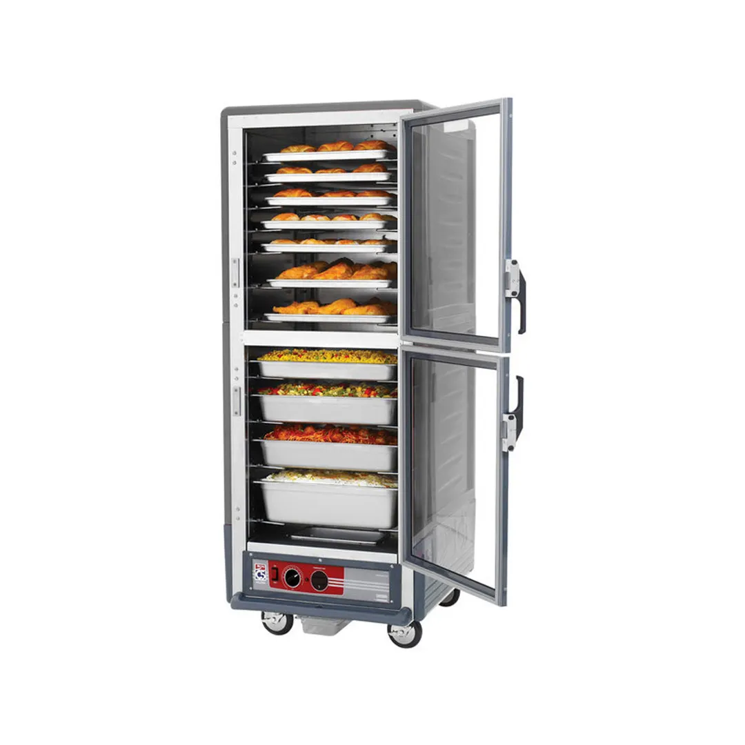 Metro C539-HLDC-U-GY "Full Height" 1-Door Heated Holding Cabinet, Grey, 17-Pan or 32-Pan, 120V, 1440W, 67-72"H