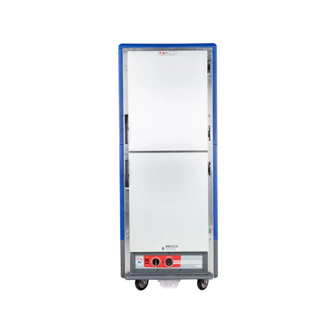 Metro C539-HLDS-4-BU "Full Height" 1-Door Dutch Door Heated Holding Cabinet, 18 pans 18"x26", Aluminum, 120V