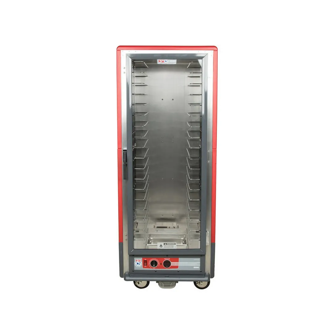 Metro C539-HLFC-L Full Height 1-Door Heated Holding Cabinet, Clear Polycarbonate Door, 35-Pan (18"x26") Capacity, 120V 1440W