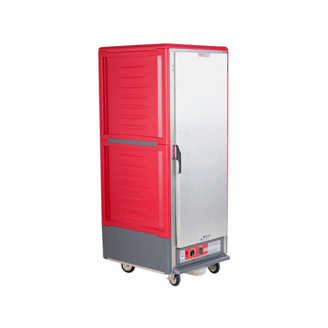 Metro C539-HLFS-4 "Full Height" 1-Door Solid Heated Holding Cabinet, 18/34 Pan Capacity, Aluminum, 120V