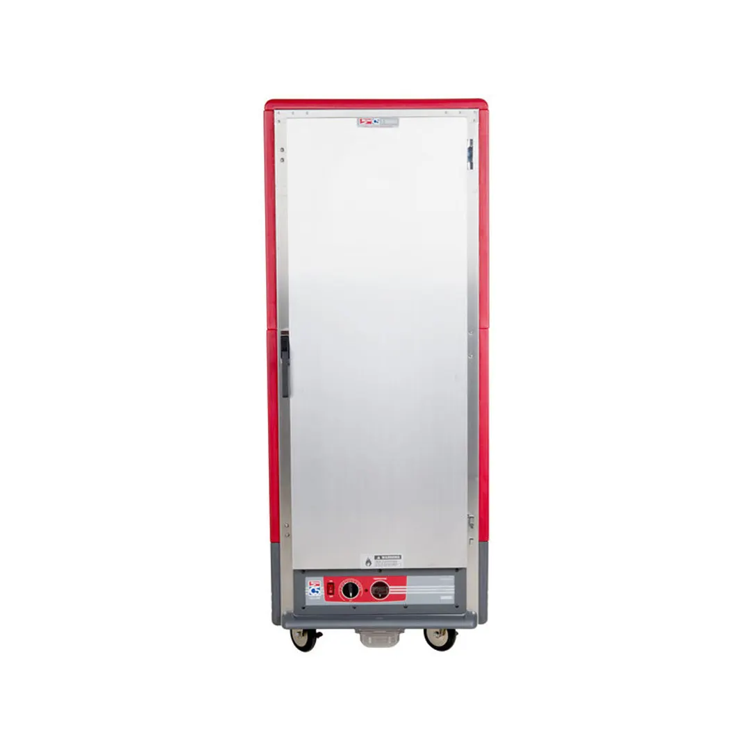 Metro C539-HLFS-U "Full Height" 1-Door Solid Heated Holding Cabinet, 18-Pan 18"x26" or 34-Pan 12"x20" Capacity, Aluminum, 1440W, 120V