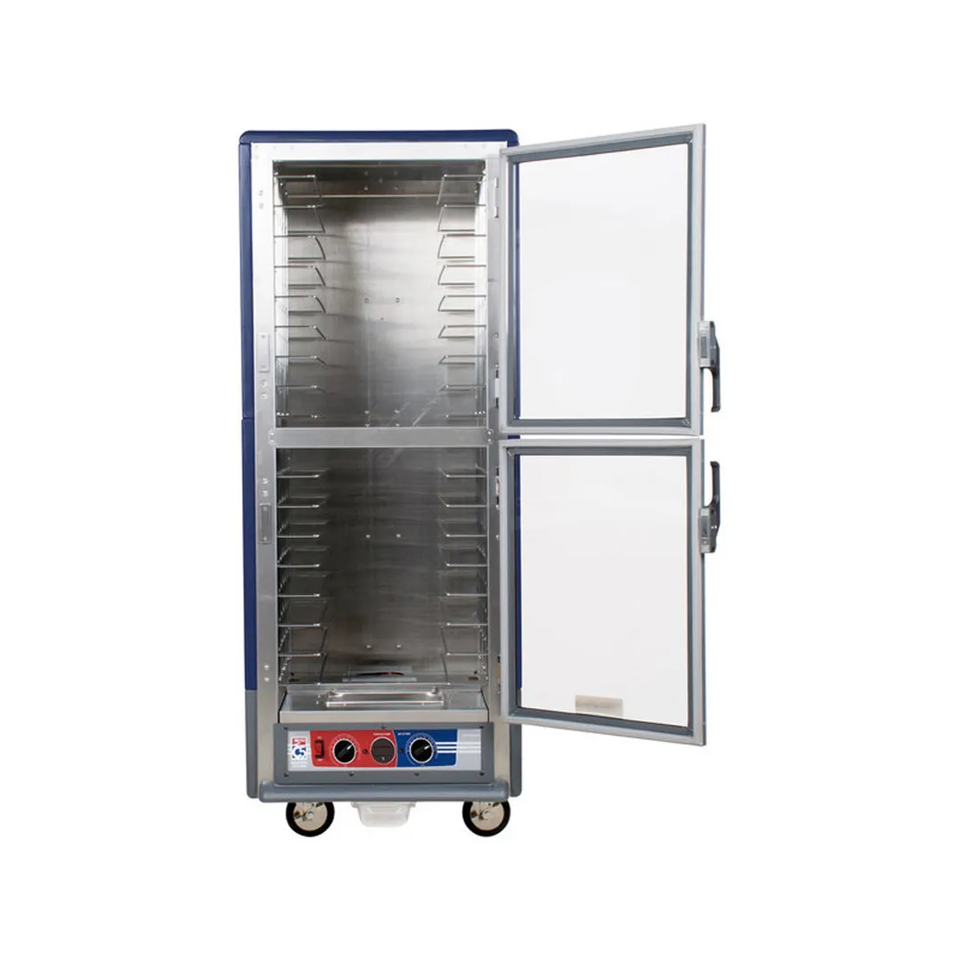 Metro C539-MDC-L-BU Full Height Moisture Heated Holding & Proofing Cabinet w/ Blue Insulatıon, Dutch Clear