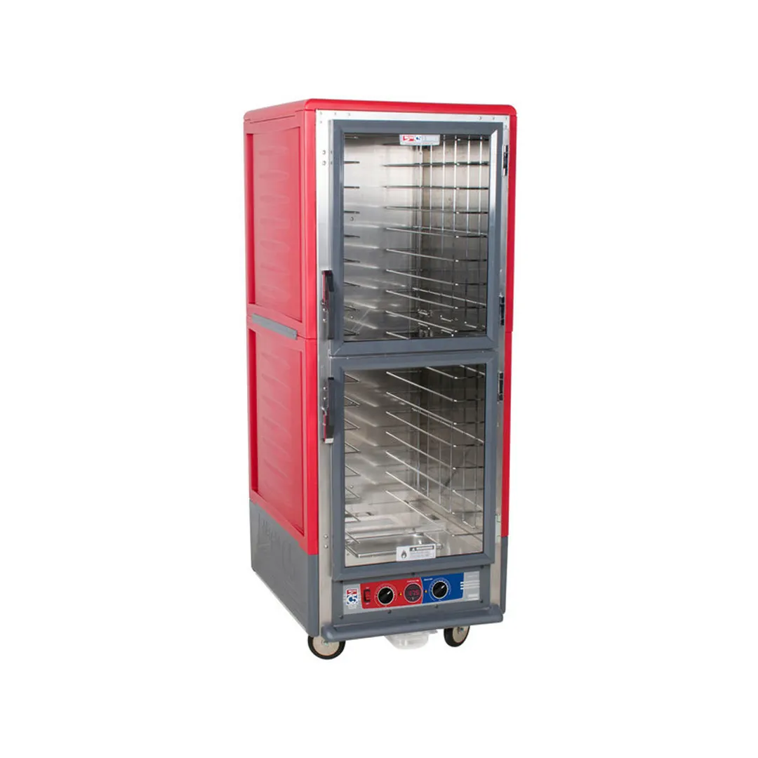 Metro C539-MDC-L Full Height Moisture Heated Holding & Proofing Cabinet w/ Red Insulatıon, Dutch Clear