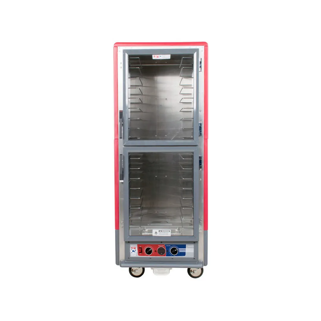 Metro C539-MDC-L Full Height Moisture Heated Holding & Proofing Cabinet w/ Red Insulatıon, Dutch Clear