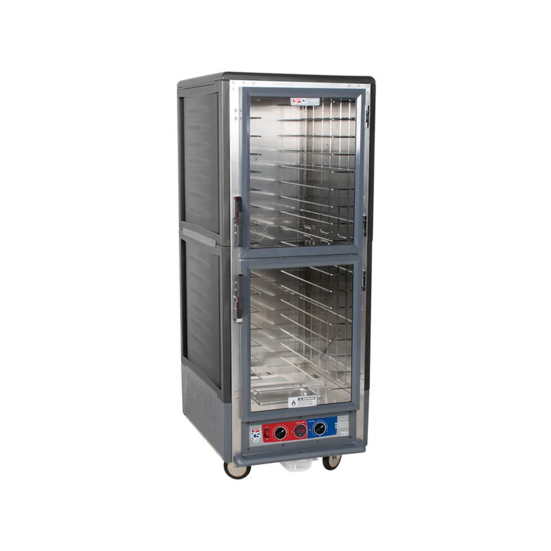 Metro C539-MDC-L-GY Full Height Moisture Heated Holding & Proofing Cabinet w/ Grey Insulatıon, Dutch Clear