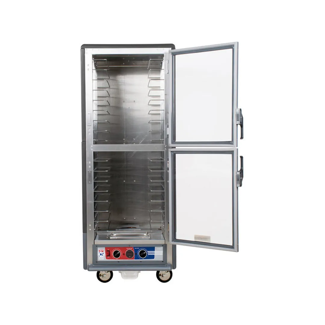 Metro C539-MDC-L-GY Full Height Moisture Heated Holding & Proofing Cabinet w/ Grey Insulatıon, Dutch Clear