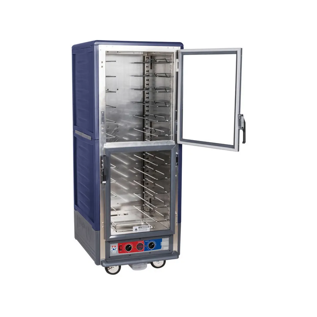 Metro C539-MDC-U-BU Full Height Moisture Heated Holding & Proofing Cabinet w/ Blue Insulatıon, Dutch Clear