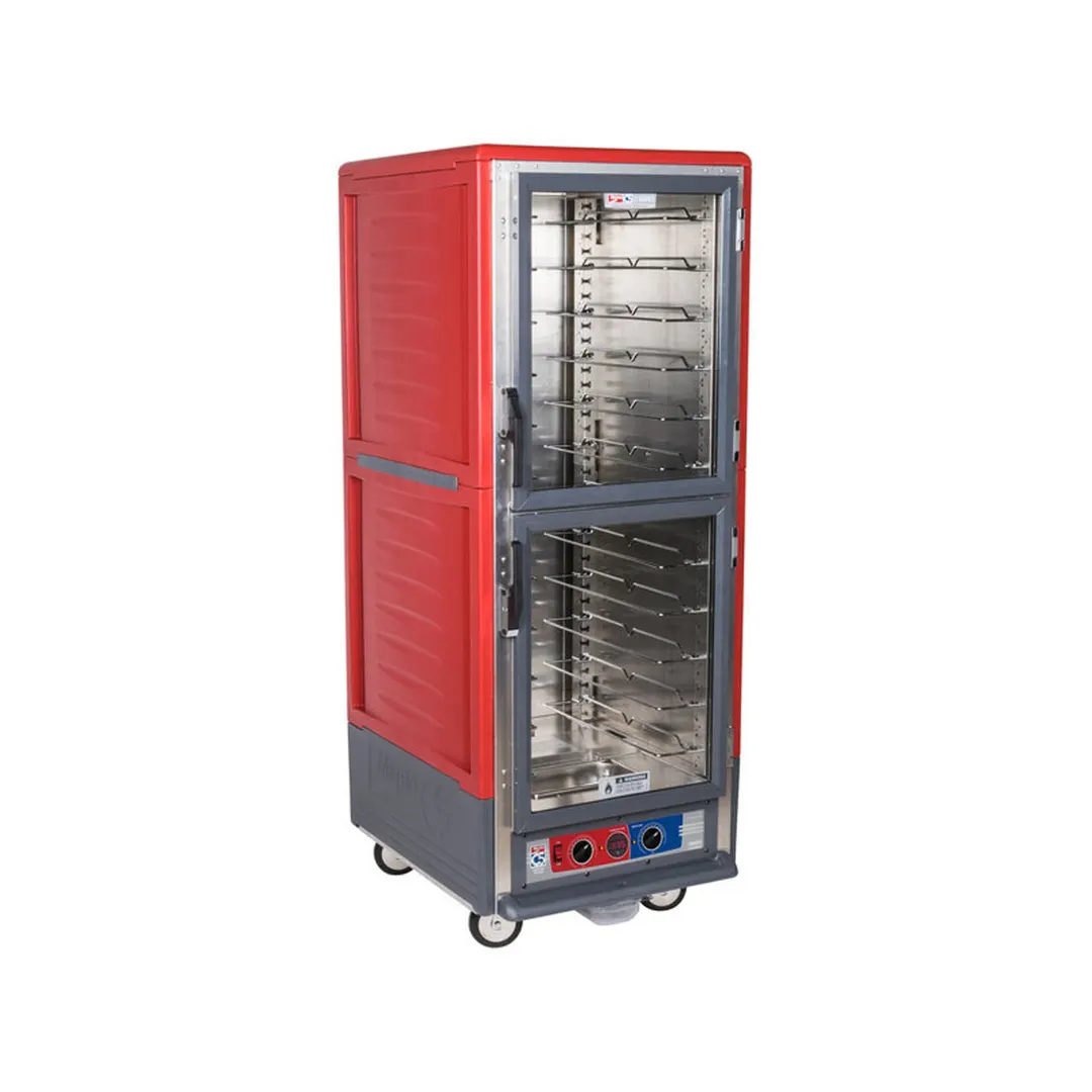 Metro C539-MDC-U Full Height Moisture Heated Holding & Proofing Cabinet w/ Red Insulatıon, Dutch Clear