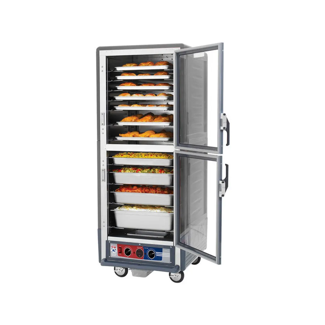 Metro C539-MDC-U-GY Full Height Moisture Heated Holding & Proofing Cabinet w/ Grey Insulatıon, Dutch Clear