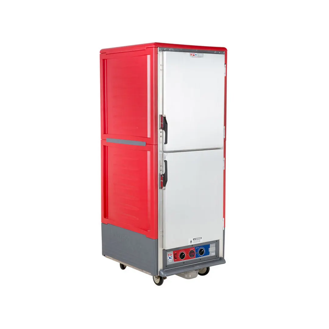 Metro C539-MDS-4 Full Height Moisture Heated Holding & Proofing Cabinet w/ Red Insulatıon, Dutch Solid