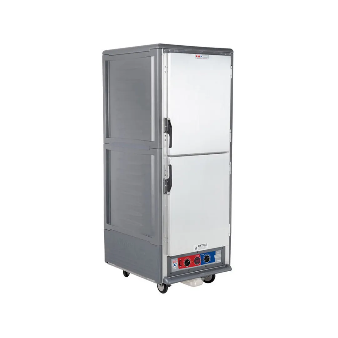 Metro C539-MDS-L-GY Full Height Moisture Heated Holding & Proofing Cabinet w/ Grey Insulatıon, Dutch Solid