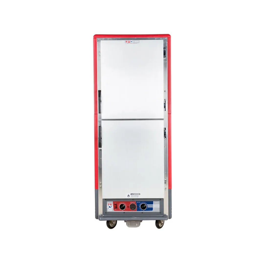 Metro C539-MDS-U Full Height Moisture Heated Holding & Proofing Cabinet w/ Red Insulatıon, Dutch Solid