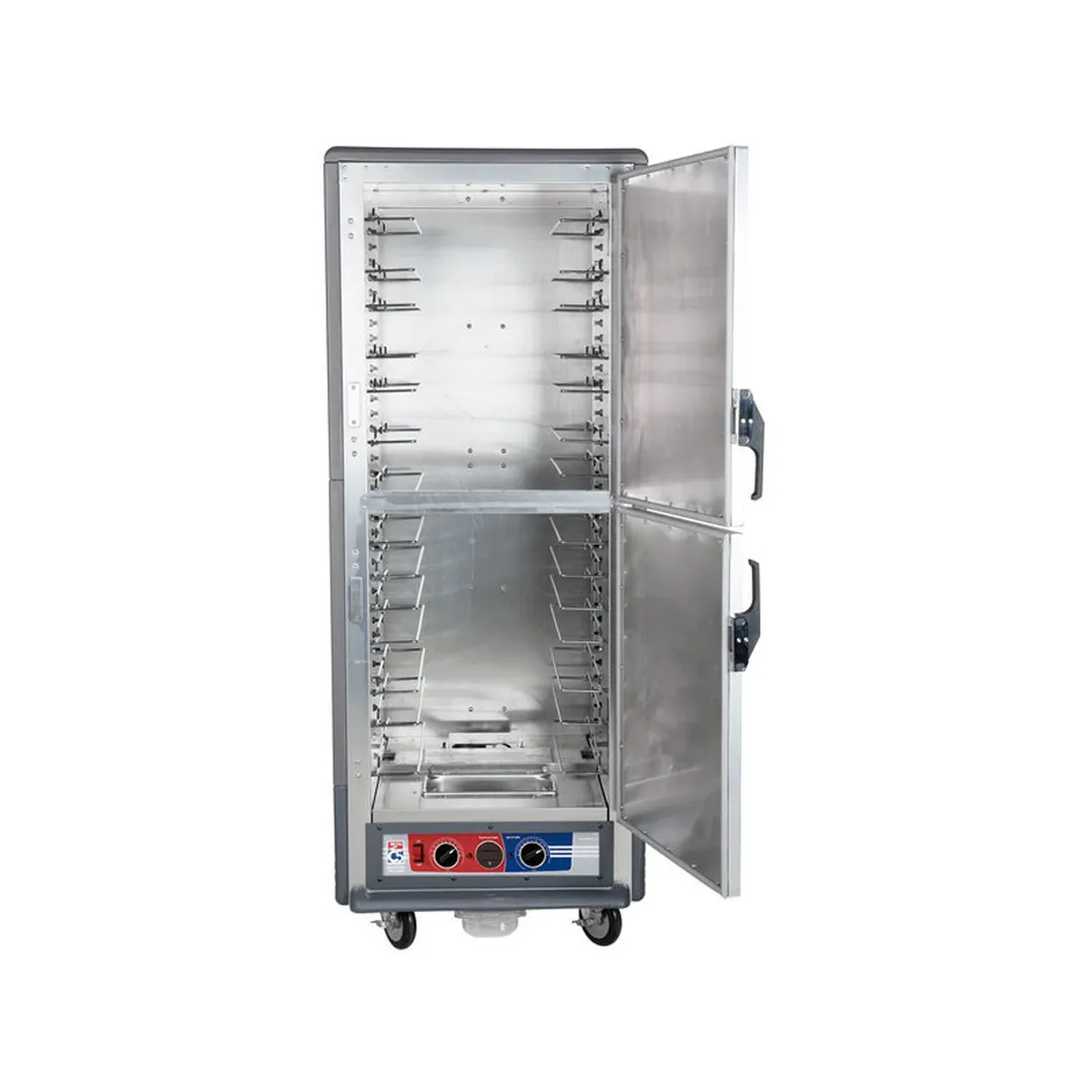 Metro C539-MDS-U-GY Full Height Moisture Heated Holding & Proofing Cabinet w/ Grey Insulatıon, Dutch Solid