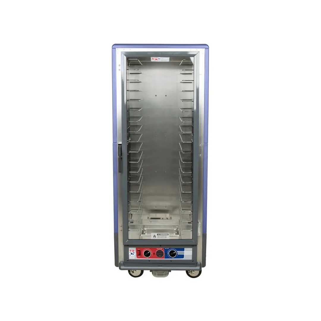 Metro C539-MFC-L-BU Full Height Moisture Heated Holding & Proofing Cabinet w/ Blue Insulatıon, Clear Door