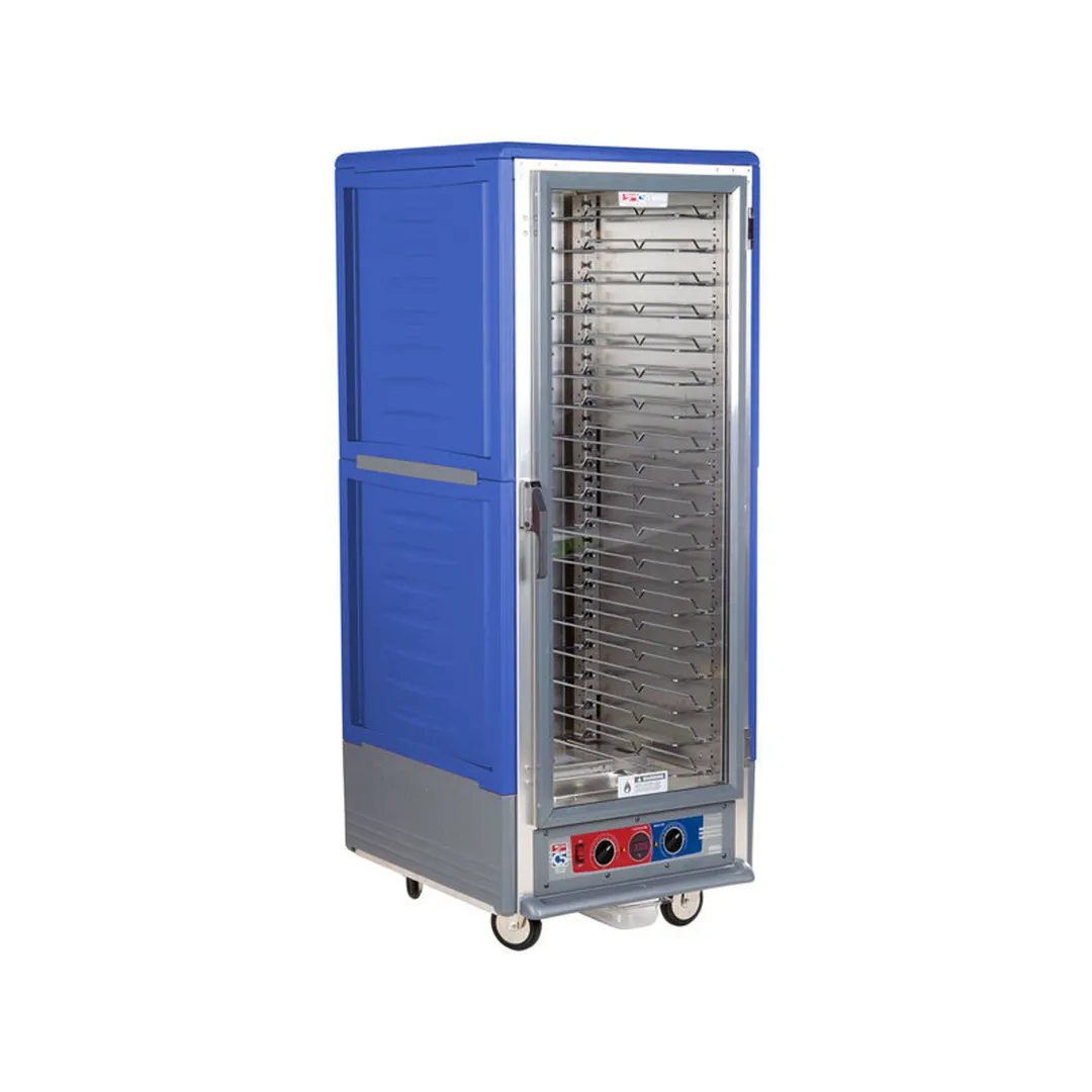Metro C539-MFC-U-BU Full Height Moisture Heated Holding & Proofing Cabinet w/ Blue Insulatıon, Clear Door