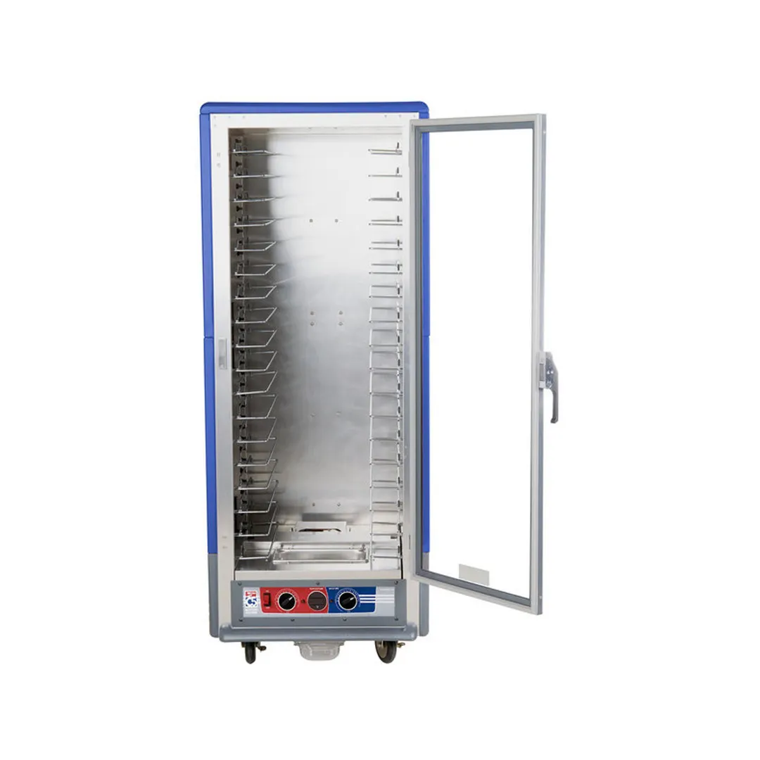 Metro C539-MFC-U-BU Full Height Moisture Heated Holding & Proofing Cabinet w/ Blue Insulatıon, Clear Door