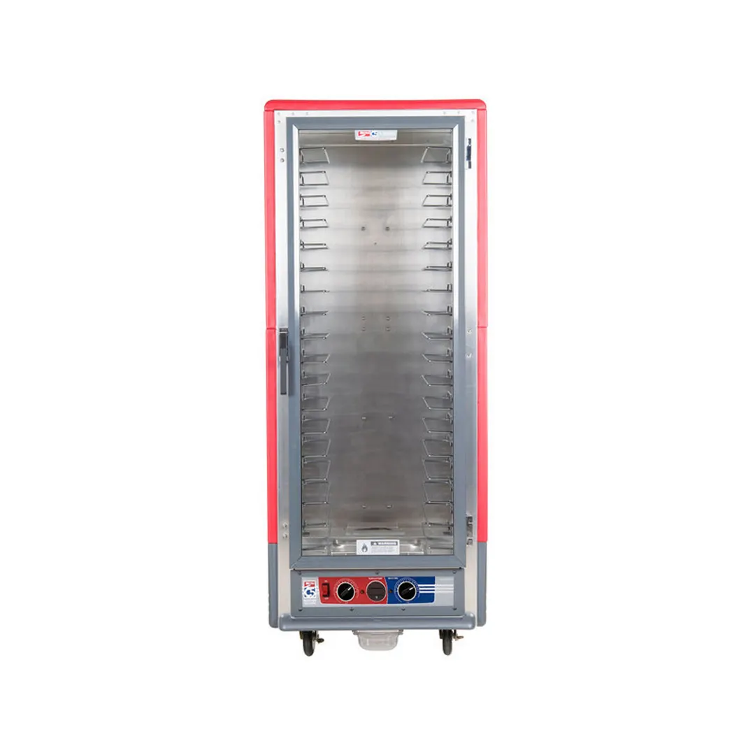 Metro C539-MFC-U Full Height Moisture Heated Holding & Proofing Cabinet w/ Red Insulatıon, Clear Door