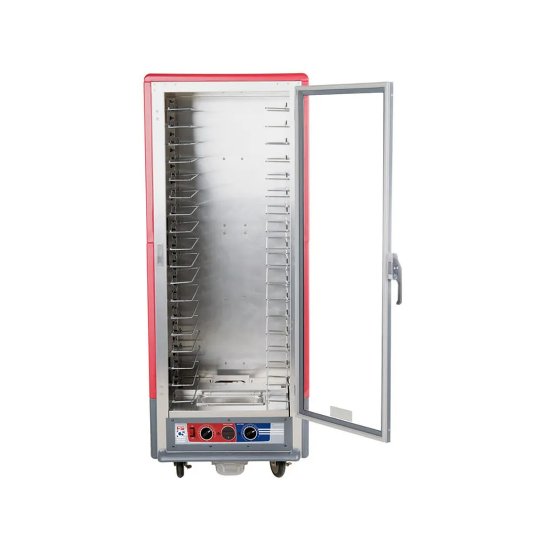 Metro C539-MFC-U Full Height Moisture Heated Holding & Proofing Cabinet w/ Red Insulatıon, Clear Door