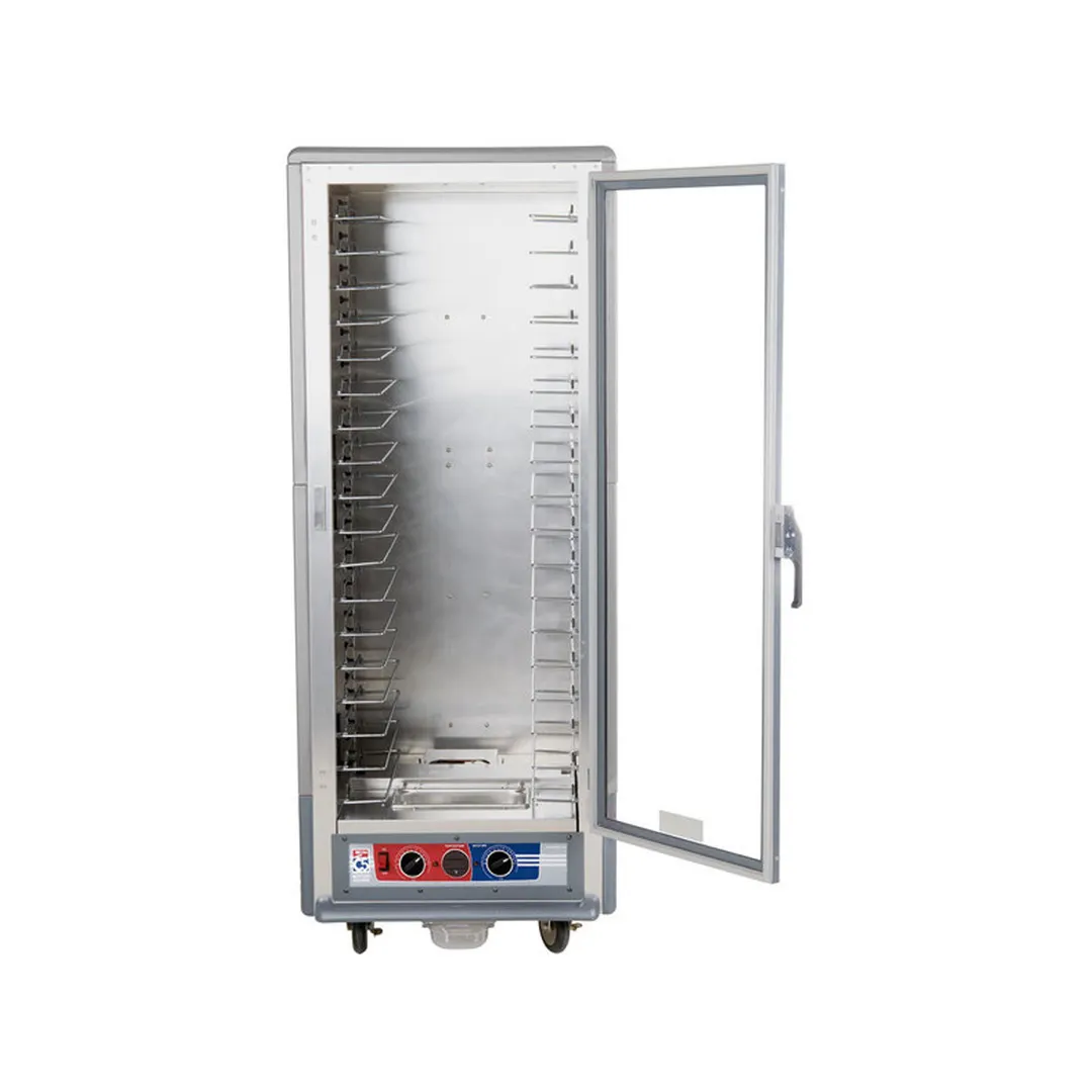 Metro C539-MFC-U-GY Full Height Moisture Heated Holding & Proofing Cabinet w/ Grey Insulatıon, Clear Door