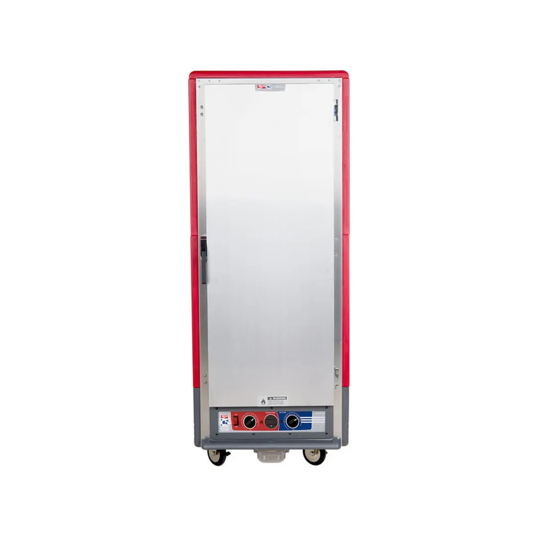 Metro C539-MFS-4 Full Height Moisture Heated Holding & Proofing Cabinet w/ Red Insulatıon, Solid Door