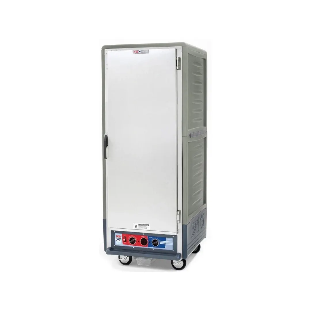 Metro C539-MFS-4-GY Full Height Moisture Heated Holding & Proofing Cabinet w/ Grey Insulatıon, Solid Door