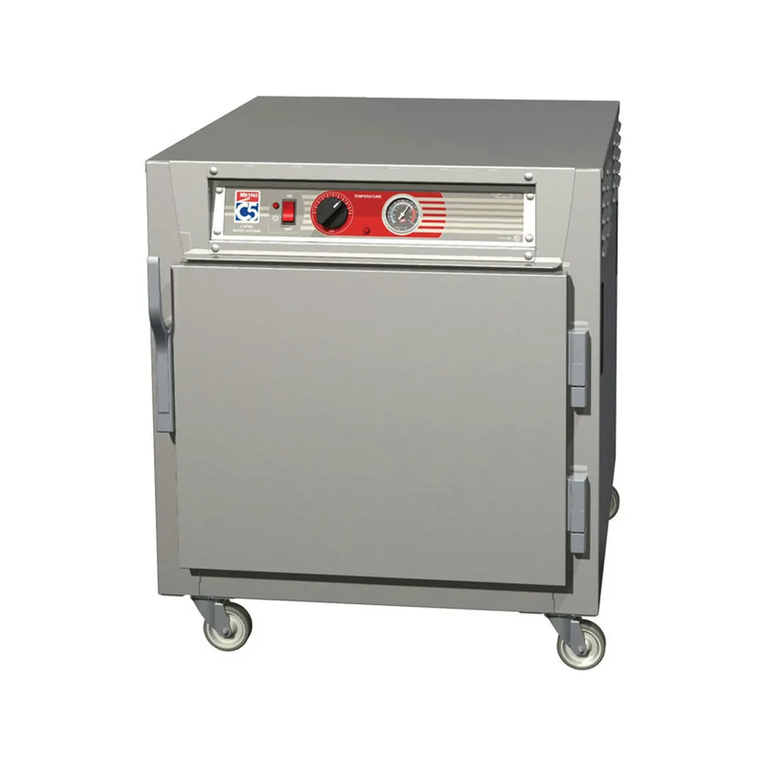 Metro C563L-SFS-L 1-Section Heated Holding Cabinet, 1-Solid Door, 10-Pan Capacity, 304 Stainless Steel, 120V 1440W