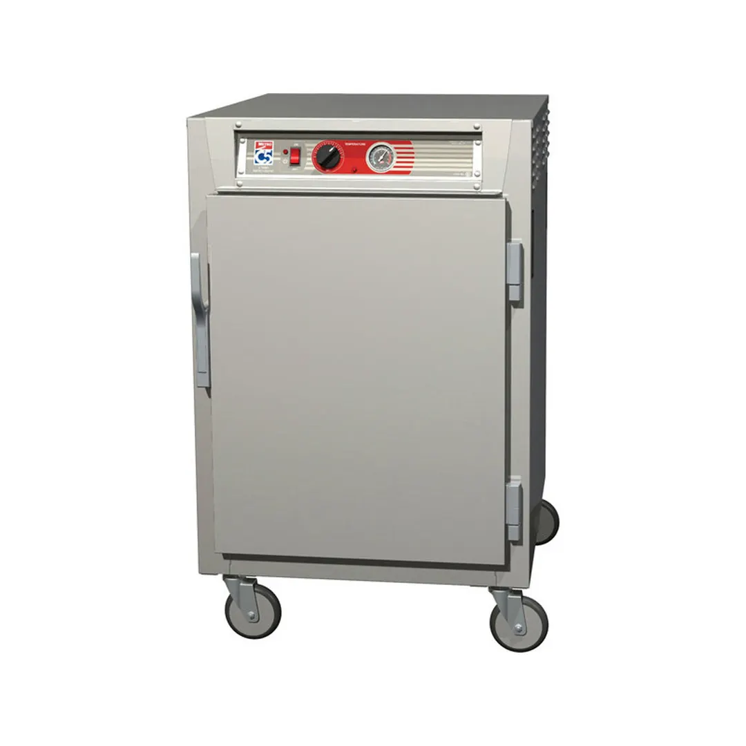 Metro C565-SFS-U "Half Height" 1-Door Solid Heated Holding Cabinet, 304 SS, 8-Pan 18"x26", 2000W