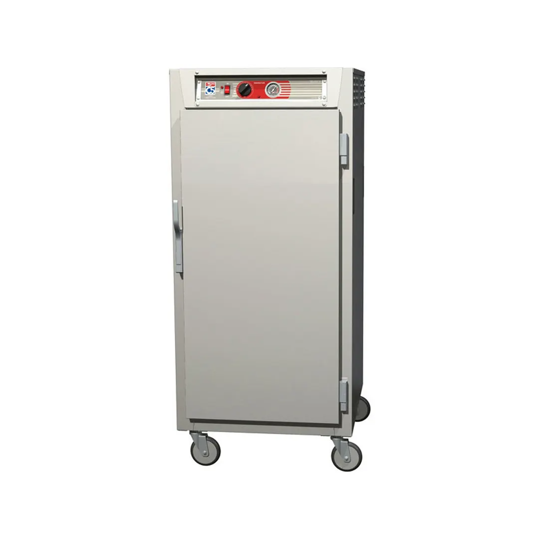 Metro C567-SFS-L 3/4 Height 1-Door Solid Heated Holding Cabinet, 27-Pan Capacity, Stainless Steel, 2000W