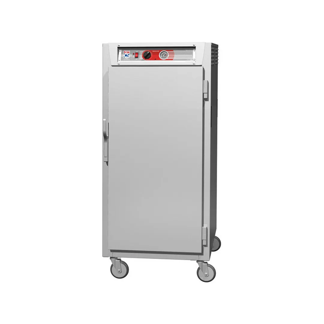 Metro C567L-SFS-L "3/4 Height" 1-Door Solid Heated Holding Cabinet, 27×18"x26" Pan Capacity, Stainless Steel, 1440W, 120V