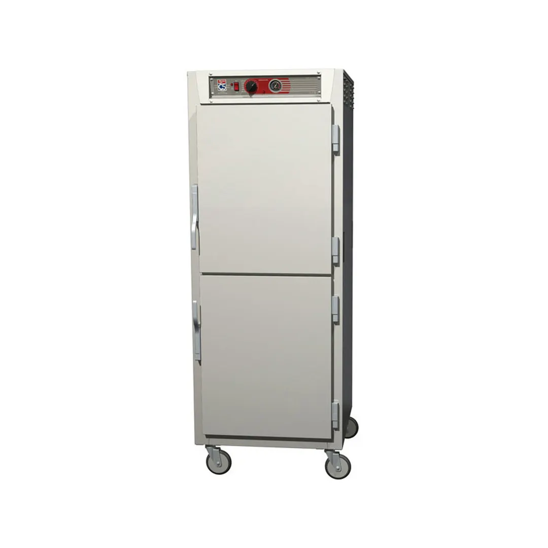 Metro C569-SDS-U Full Height 1-Door Solid Dutch Heated Holding Cabinet, 73"-78" Height, 304 Stainless Steel, 17-Pan (18"x26") or 32-Pan (12"x20")