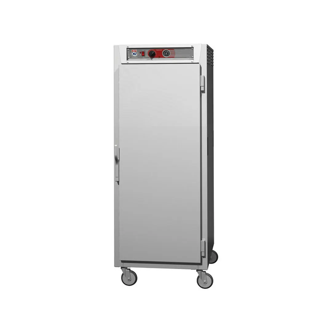 Metro C569L-SFS-L Full Height 1-Door Solid Heated Holding Cabinet, 35-Pan 18"x26", Stainless Steel, 1440W, 120V