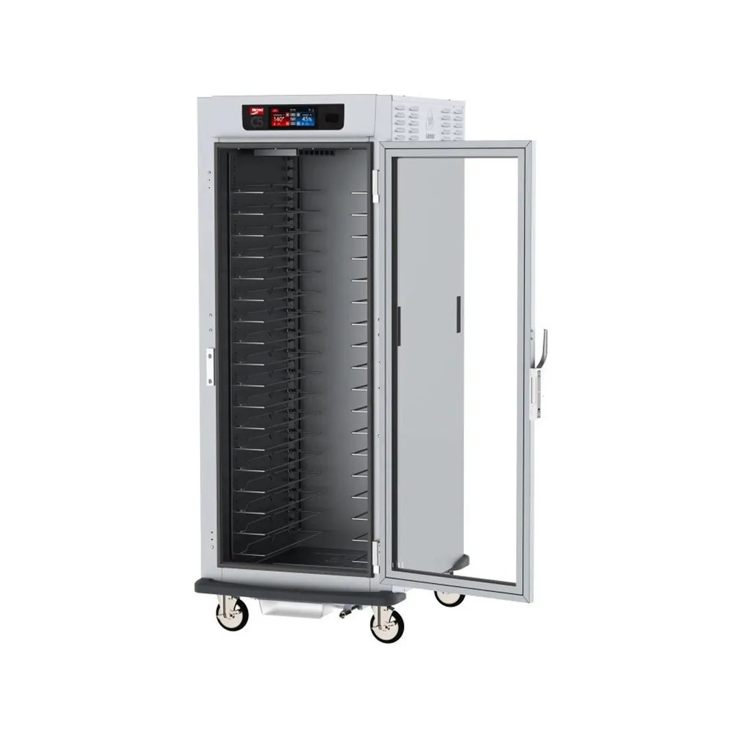 Metro C599-SFC-U Full Height Controlled Humidity Heated Holding & Proofing Cabinet, Clear Door