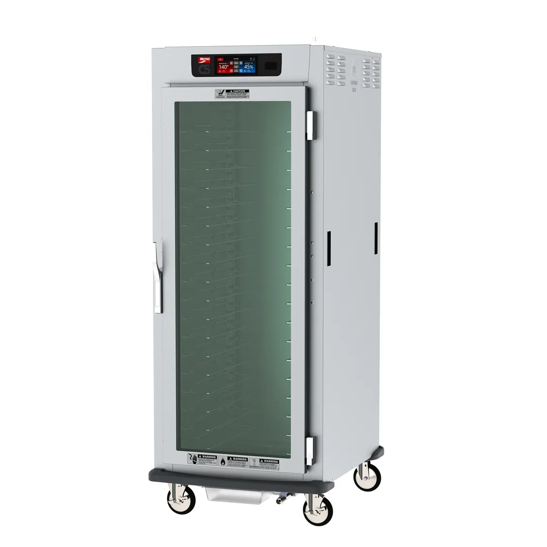 Metro C599L-SFC-U Full Height Controlled Humidity Heated Holding & Proofing Cabinet, Clear Door