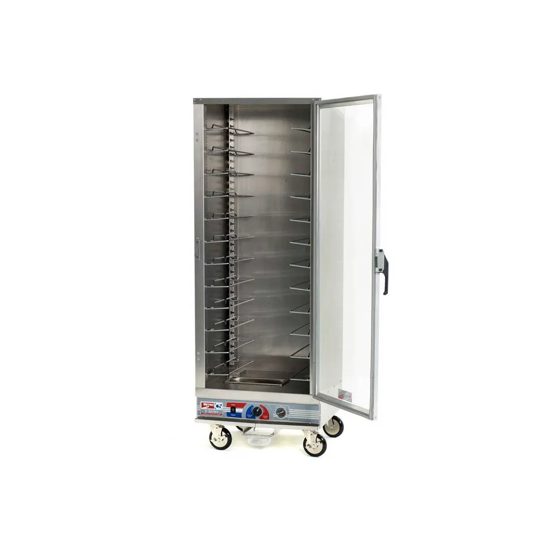 Metro C5E9-CFC-U Full Height Non-Insulated Heated Holding & Proofing Cabinet, Clear Door