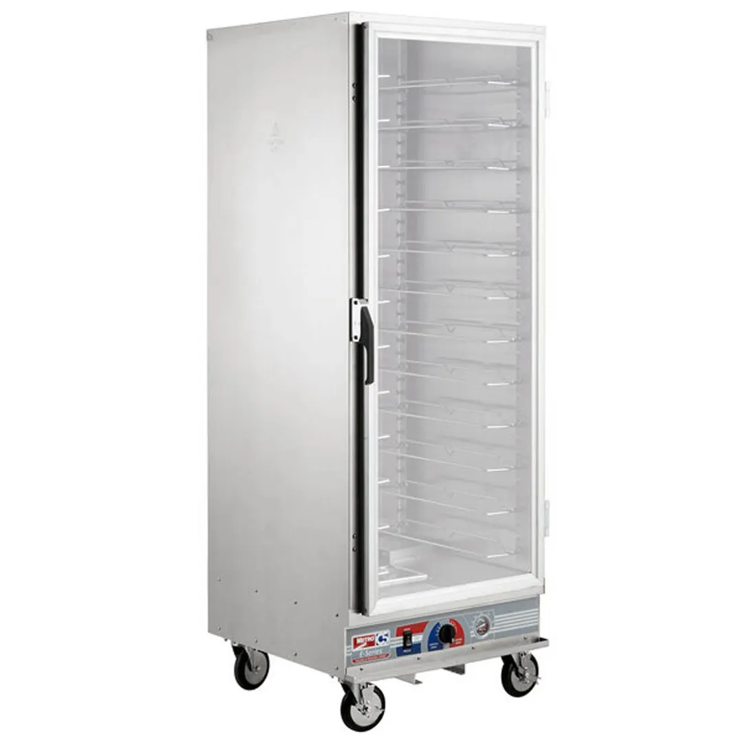 Metro C5E9-CFC-U Full Height Non-Insulated Heated Holding & Proofing Cabinet, Clear Door