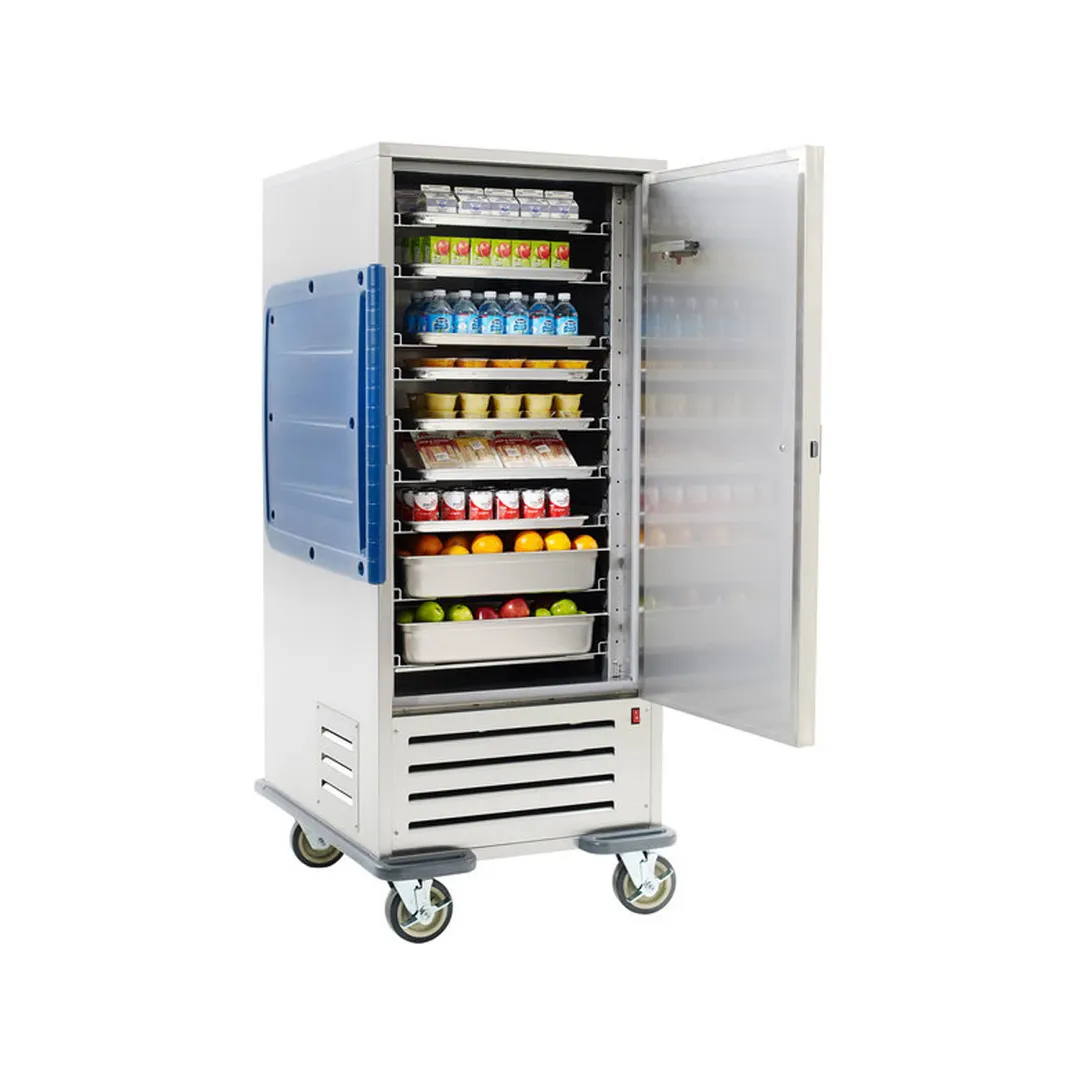 Metro C5R9-SL 1-Door Holding Cabinet, Stainless Steel, 13 Pair 3.3" Slides, 33°‑40°F, 120V NEMA 5‑15P