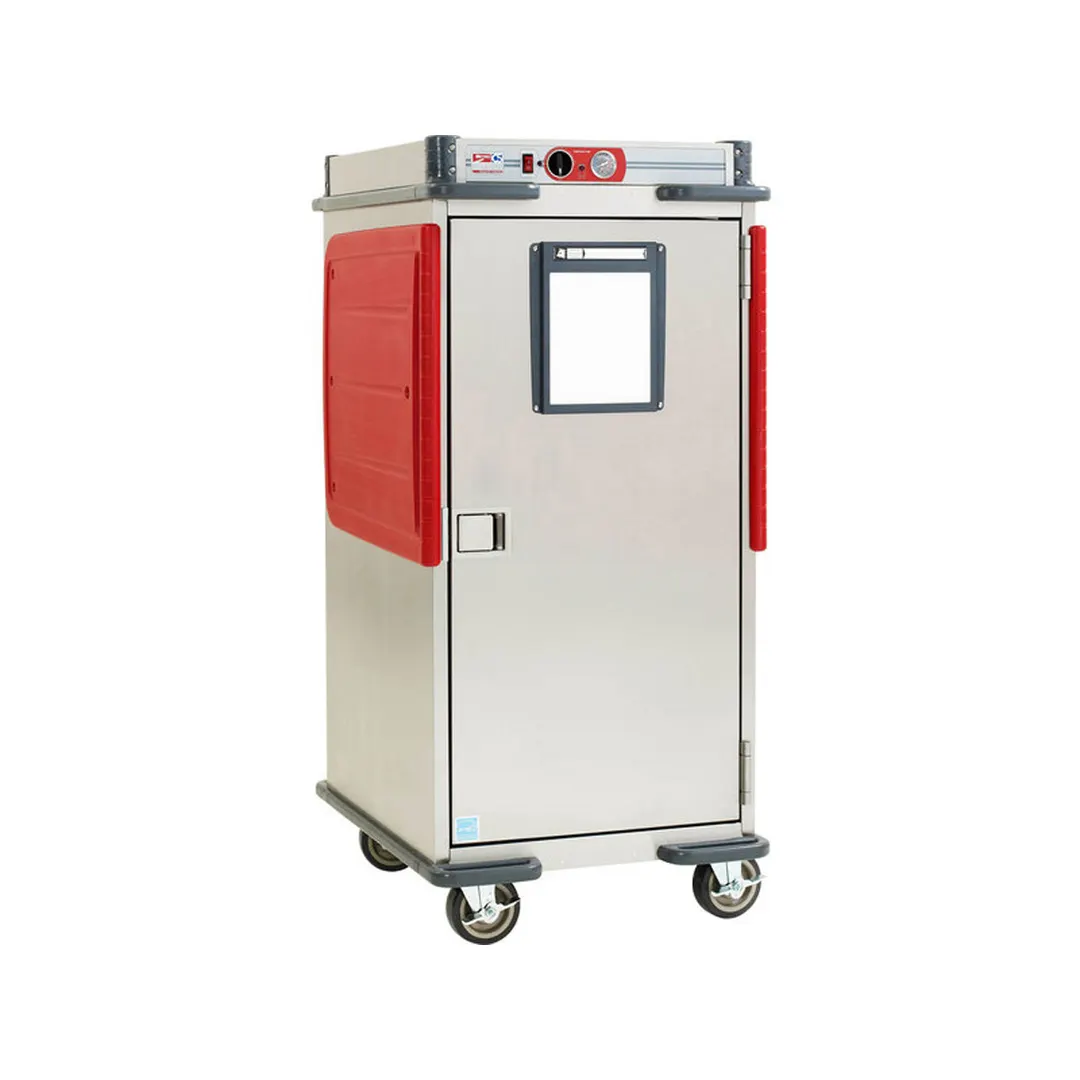 Metro C5T8-ASF 1-Section Solid Door Heated Holding Cabinet, 28 GN 1/1 Pans, 61" Height, Stainless Steel