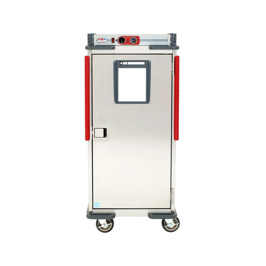 Metro C5T8-ASF 1-Section Solid Door Heated Holding Cabinet, 28 GN 1/1 Pans, 61" Height, Stainless Steel