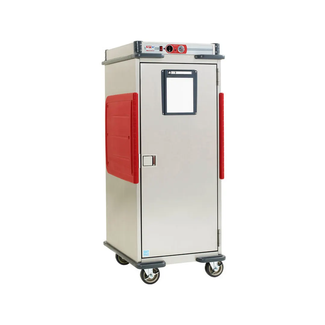 Metro C5T9-ASL Full Height 1-Door Solid Heated Holding Cabinet, 73-78" tall, 304 Stainless Steel, 1400W, ENERGY STAR®
