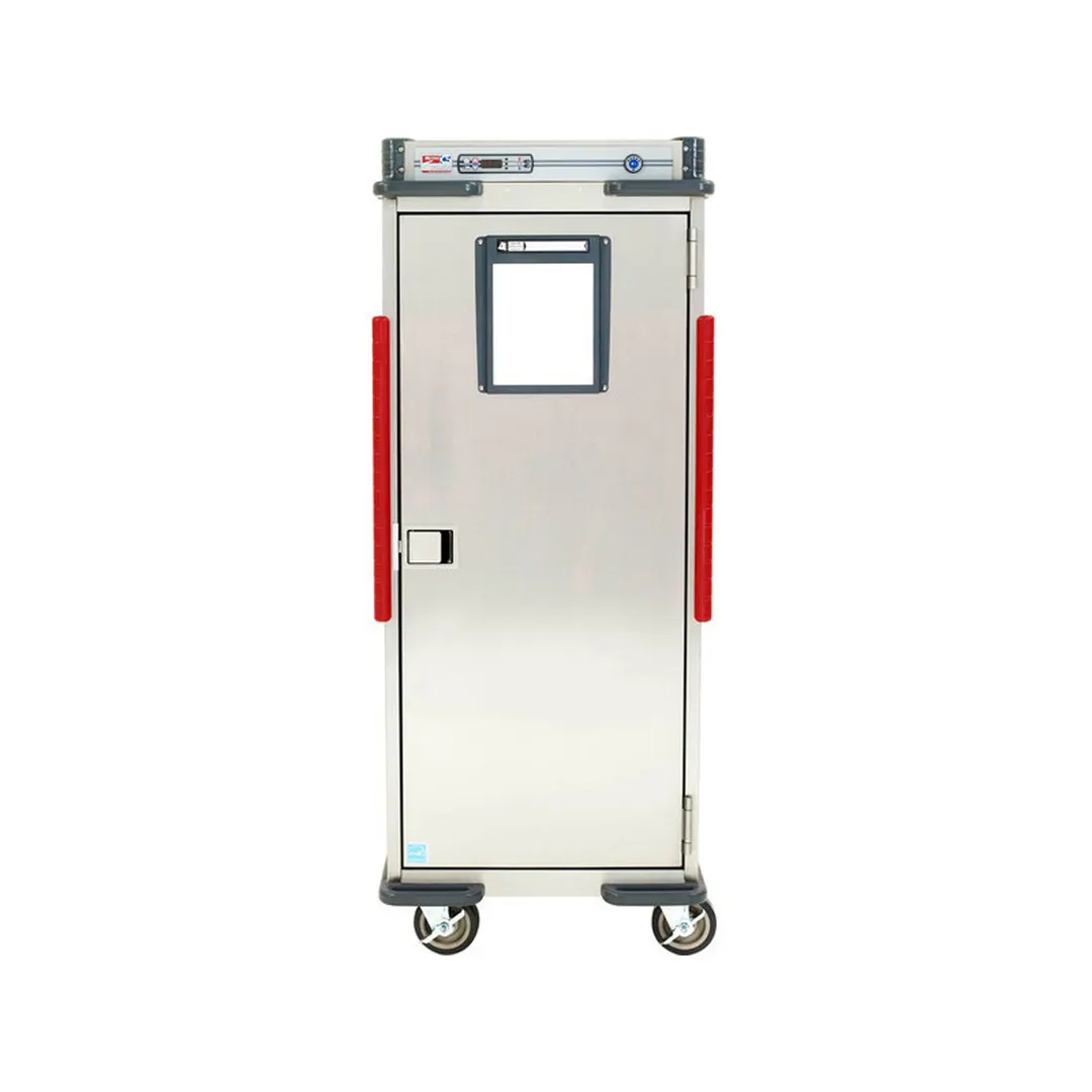 Metro C5T9-DSB Full Height 1-Door Solid Heated Holding Cabinet, 73"-78" Height, 304 Stainless Steel, 1400W, 120V