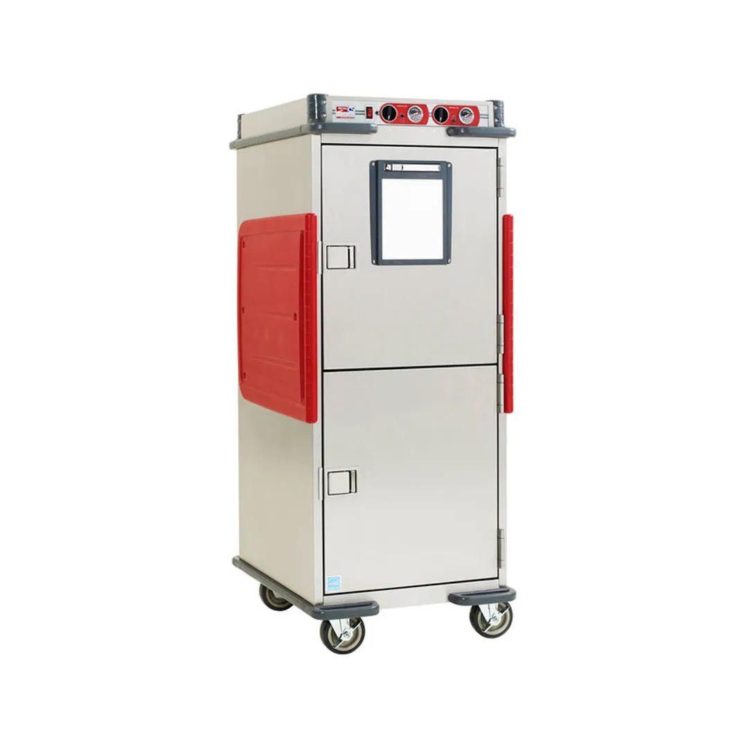 Metro C5T9D-ASB Full Height 2-Door Dutch Door Heated Holding Cabinet, Stainless Steel, 1400W