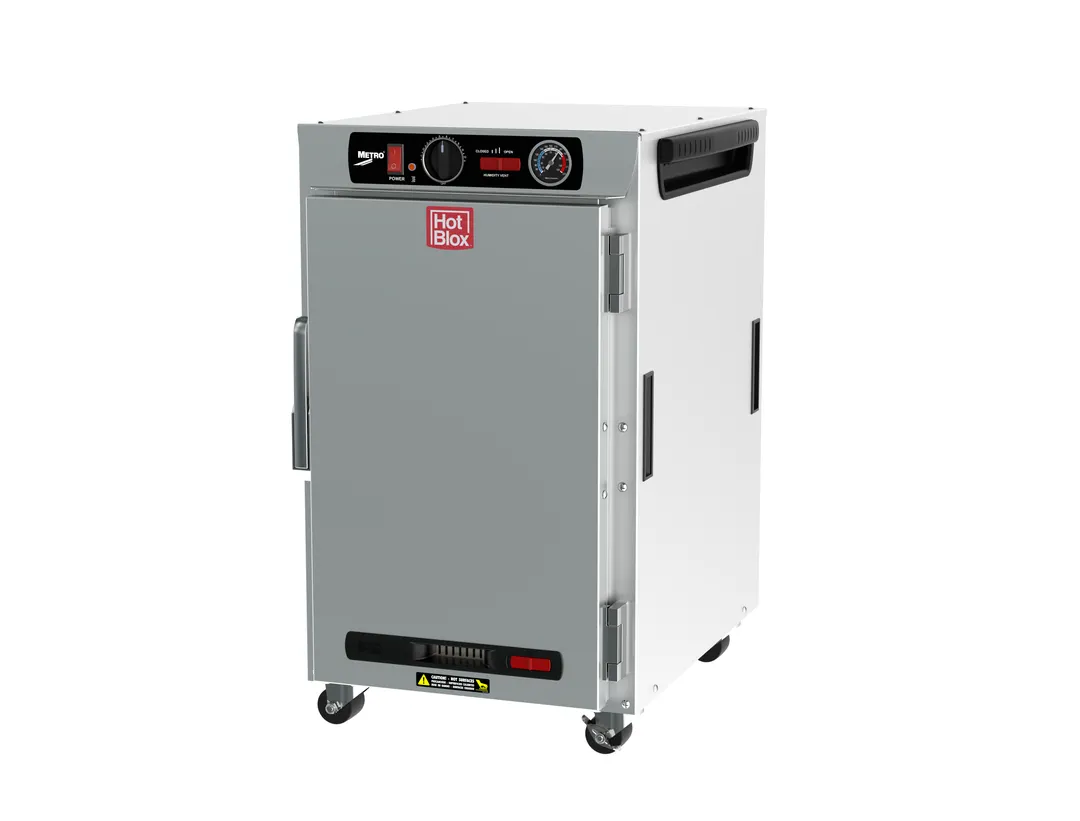 Metro HBCN8-AS-UC HotBlox Insulated Holding Cabinet, Undercounter, 8-Pan, Stainless Steel, Solid Door, 875W