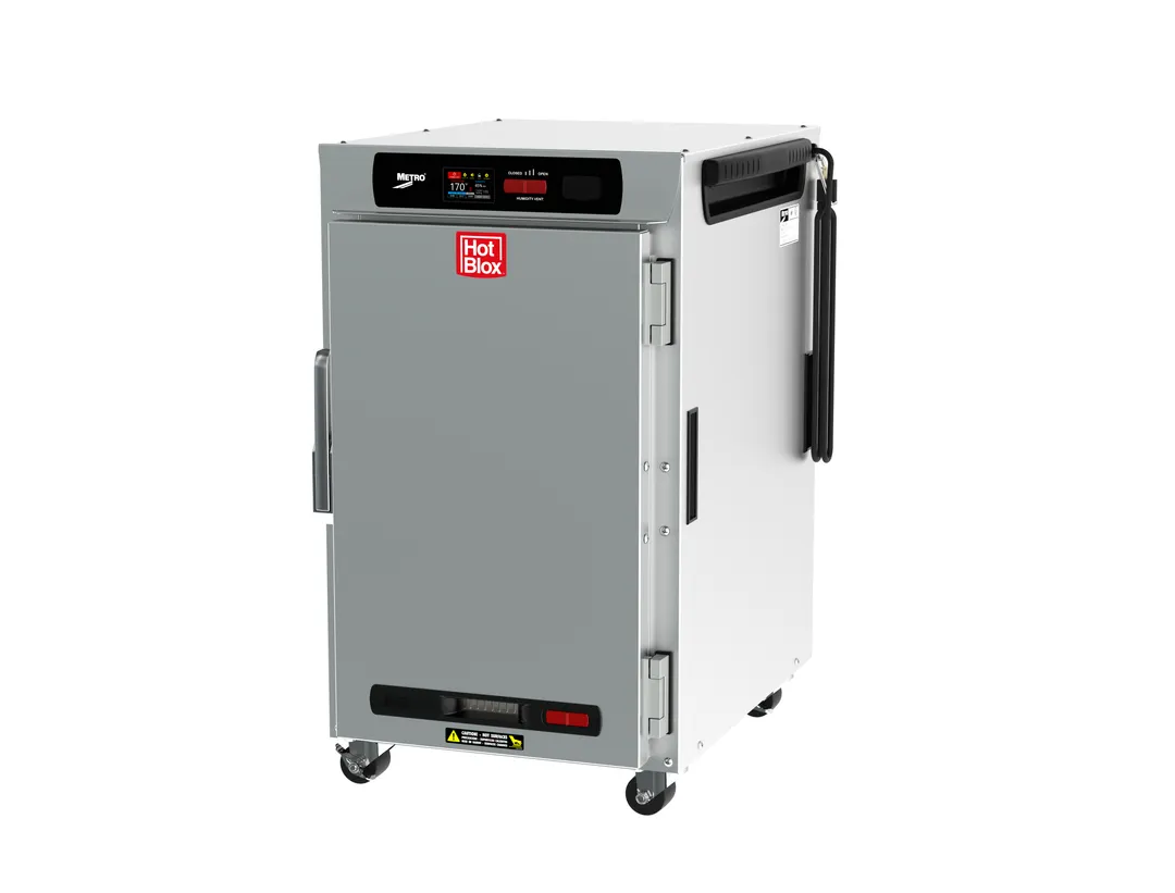 Metro HBCN8-DSPC-UC "Undercounter" 1-Section Heated Holding Cabinet, 8-Pan, Digital Touchscreen, Stainless Steel