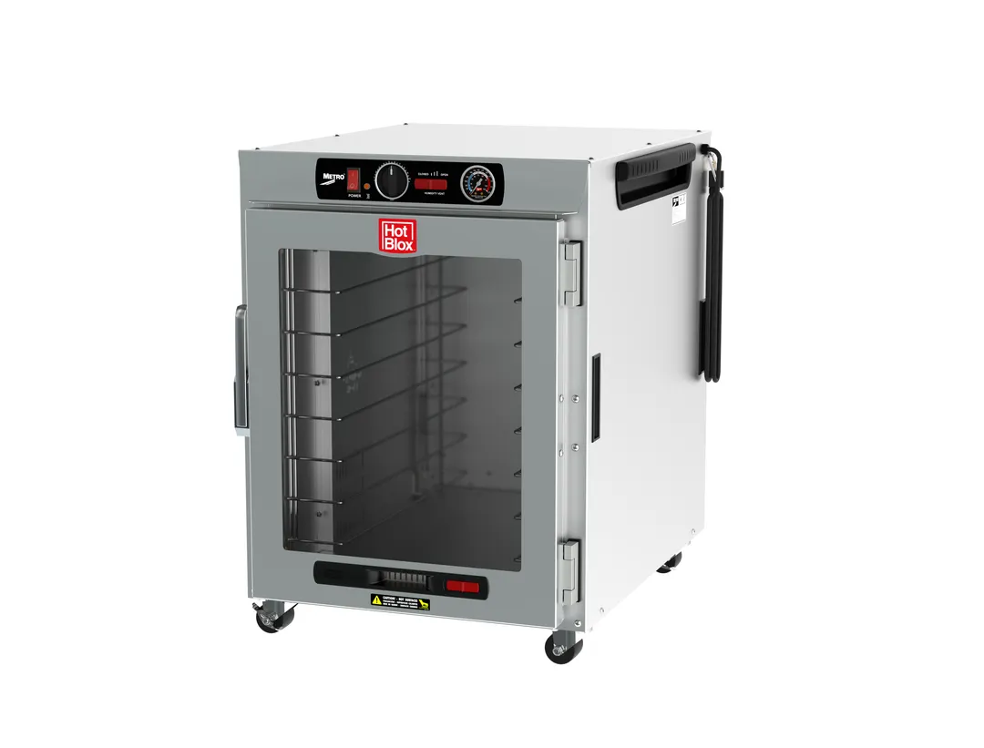 Metro HBCW8-ACPS-UC HotBlox Insulated Holding Cabinet, Undercounter, 8-Pan, Stainless Steel & Galvanized, 120V 875W